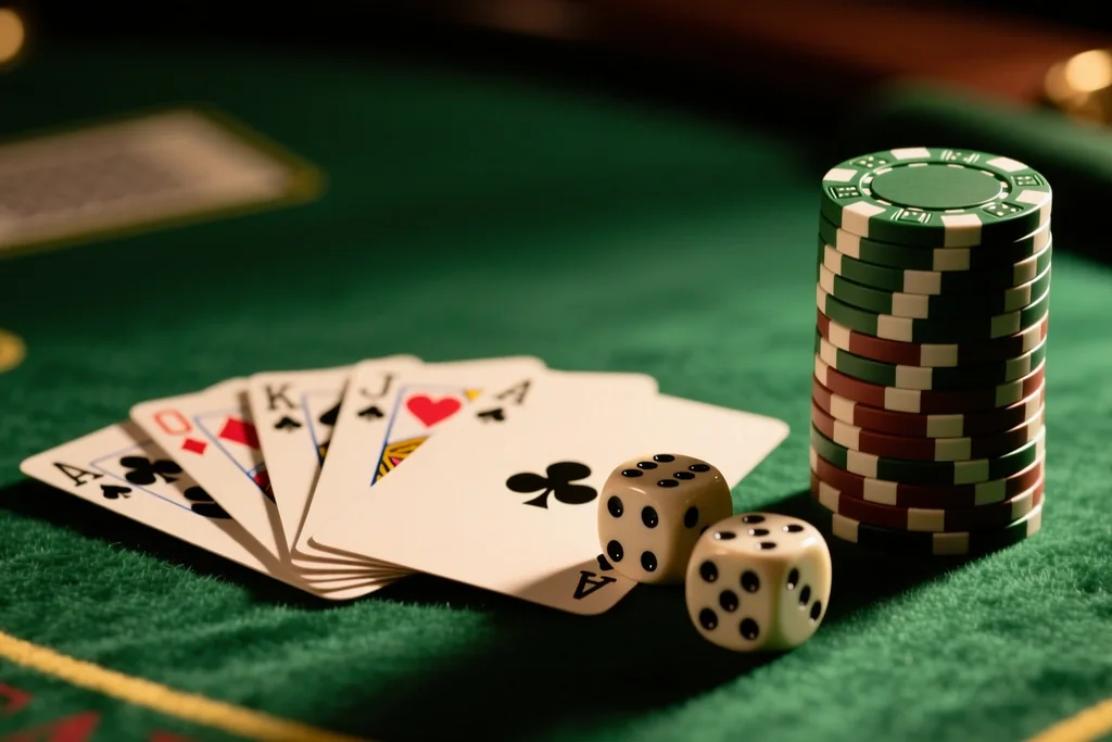 Jogos de mesa: baccarat e outros